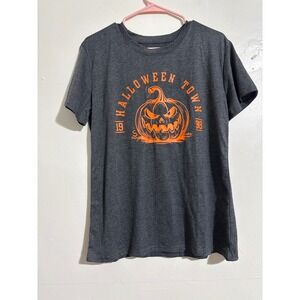 HALLOWEENTOWN tshirt with‎ pumpkin graphic print